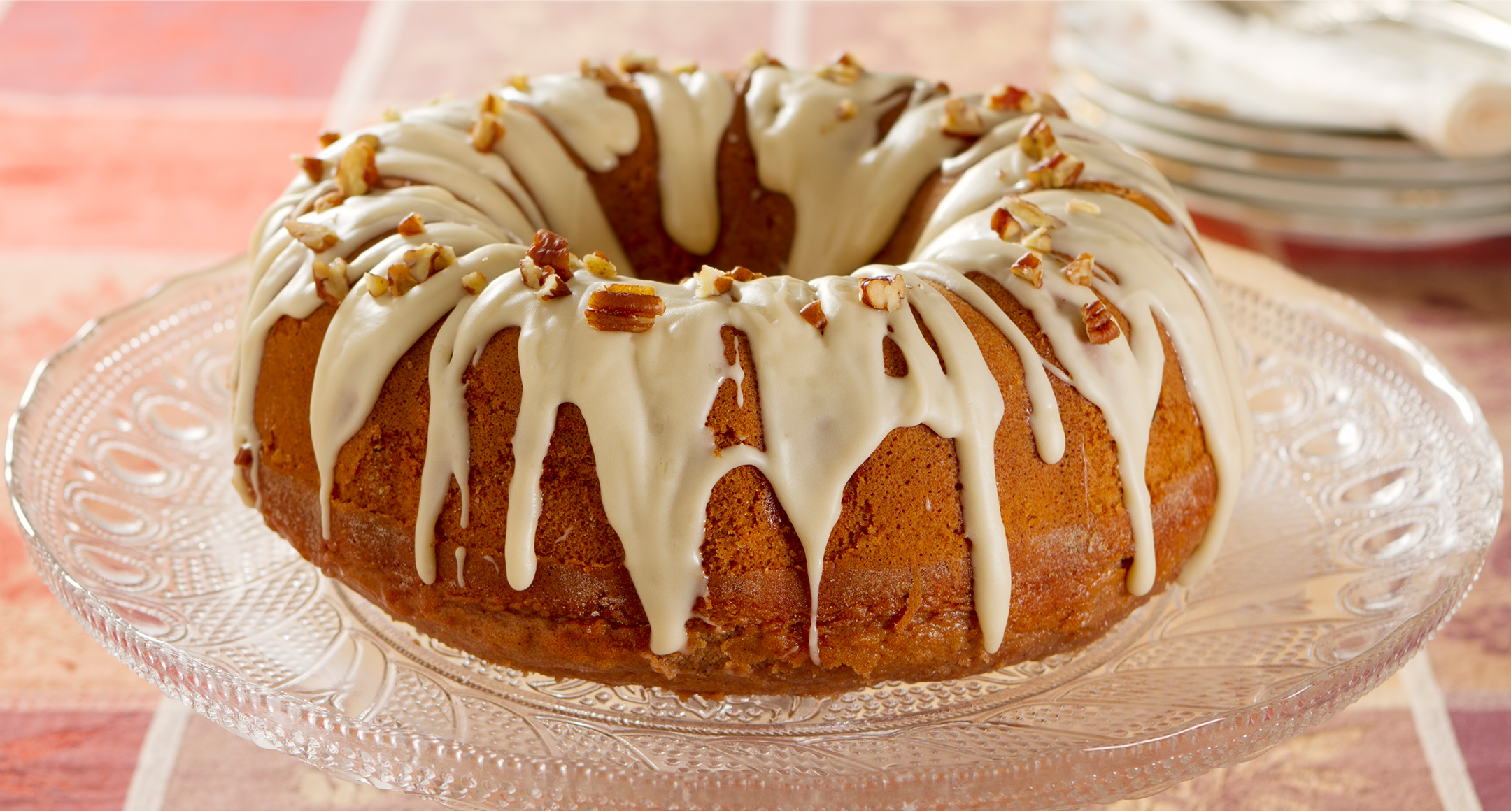 Apple Pecan Bundt Cake