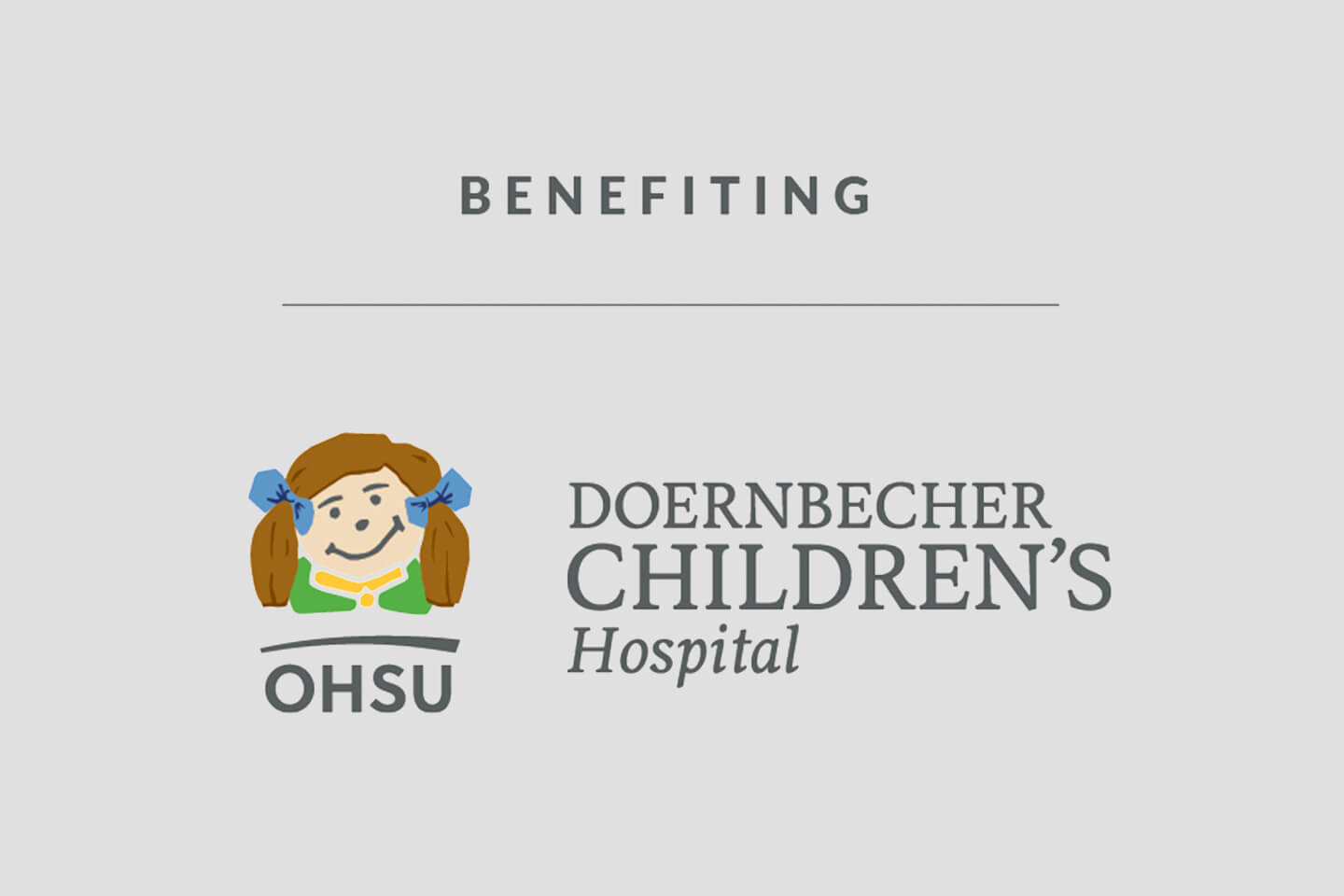 Benefiting OHSU Doernbecher Children's Hospital logo