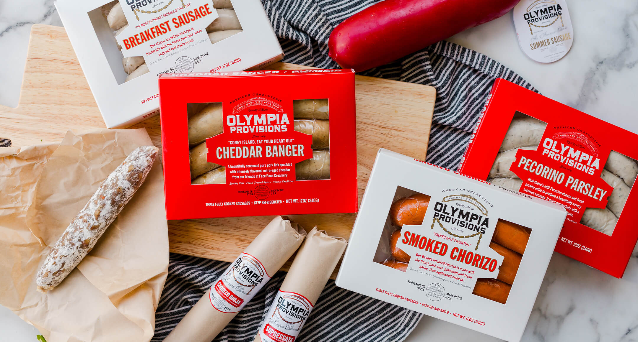Various Olympia Provisions products.